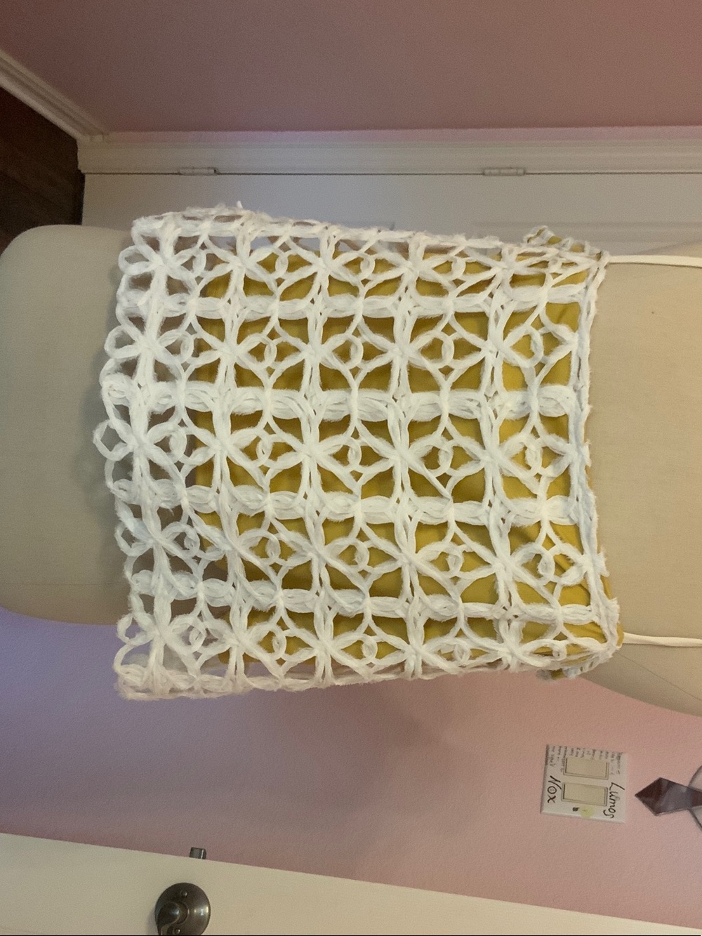 White and gold top